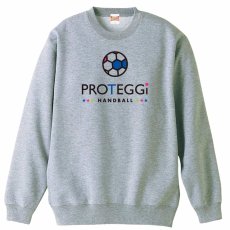 オフィシャルロゴデザイン ボール バーティカル  トレーナー スウェット 裏パイル 練習着 メイン写真