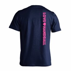 LOVE HANDBALL デコ文字デザイン  Tシャツ 半袖 練習着 ドライ メイン写真