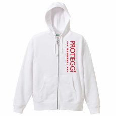 LOVE HANDBALL デコ文字デザイン  パーカー ジップ 裏パイル 練習着 サブ写真
