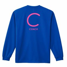 C COACH シンプルポジションデザイン  ロンT 長袖Tシャツ 練習着 ドライ メイン写真