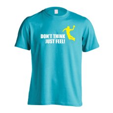 考えるな！ ただ感じろ！ シルエットデザイン  Tシャツ 半袖 練習着 ドライ メイン写真