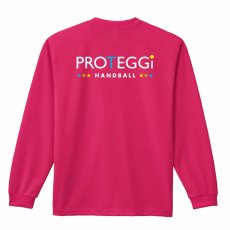 手描きの縦長 HANDBALL  ロンT 長袖Tシャツ 練習着 ドライ サブ写真