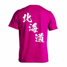 都道府県デザイン 北海道 闘龍書体 斜め書き  Tシャツ 半袖 練習着 ドライ メイン写真