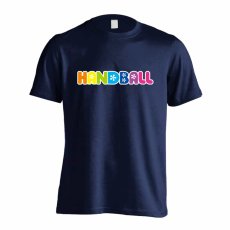 ポップなレインボーハンドボール  Tシャツ 半袖 練習着 ドライ メイン写真