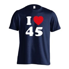 I LOVE 45  Tシャツ 半袖 練習着 ドライ メイン写真
