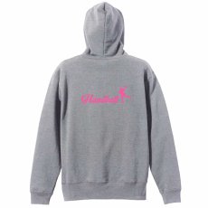 Handball 女の子シルエットデザイン  パーカー ジップ 裏パイル 練習着 メイン写真
