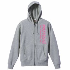 Handball 女の子シルエットデザイン  パーカー ジップ 裏パイル 練習着 サブ写真