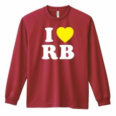 I LOVE RB  ロンT 長袖Tシャツ 練習着 ドライ メイン写真