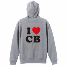 I LOVE CB  パーカー ジップ 裏パイル 練習着 メイン写真