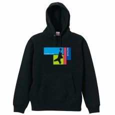 Handball is my Life 男性シルエット  パーカー プルオーバー 裏パイル 練習着 メイン写真