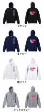 Handball is my Life 女性シルエット  パーカー ジップ 裏パイル 練習着 カラーバリエーション