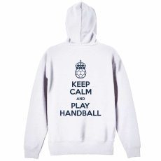 KEEP CALM AND PLAY HANDBALL  パーカー プルオーバー 裏パイル 練習着 メイン写真