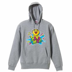 ファンキースマイリーフェイス HANDBALL  パーカー プルオーバー 裏パイル 練習着 メイン写真