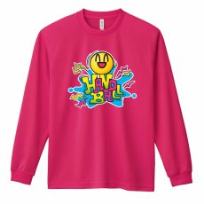 ファンキースマイリーフェイス HANDBALL  ロンT 長袖Tシャツ 練習着 ドライ メイン写真