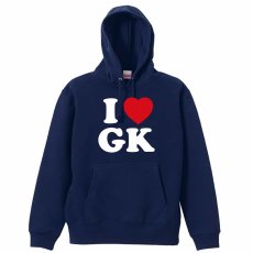 I LOVE GK  パーカー プルオーバー 裏パイル 練習着 メイン写真