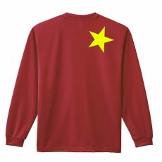 シンプルワンスター  ロンT 長袖Tシャツ 練習着 ドライ メイン写真