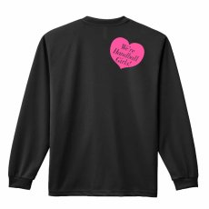 We're Handball Girls! ハート  ロンT 長袖Tシャツ 練習着 ドライ メイン写真