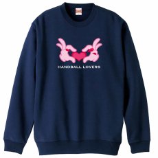 カートゥーンハートの HANDBALL LOVERS  トレーナー スウェット 裏パイル 練習着 メイン写真