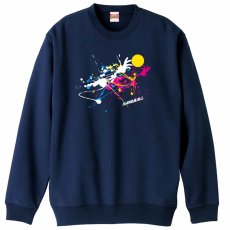 ペンキアートな HANDBALL  トレーナー スウェット 裏パイル 練習着 メイン写真