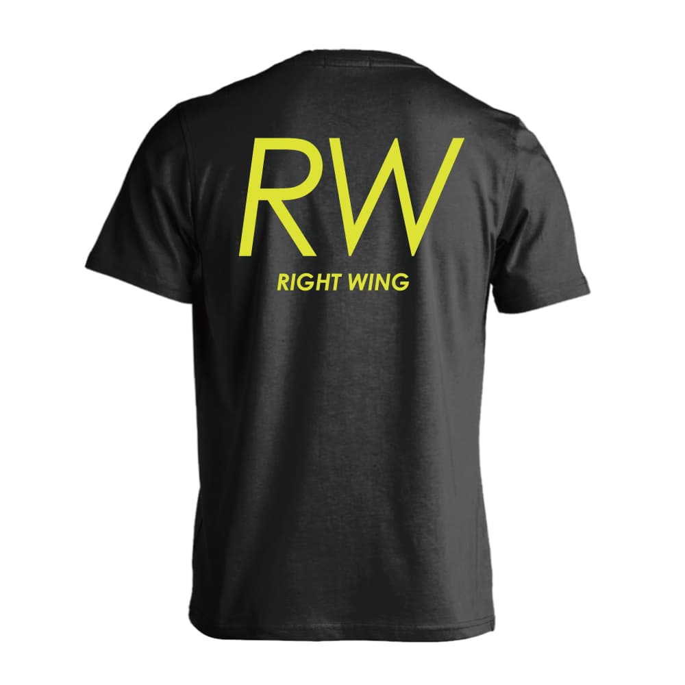 画像1: RW RIGHT WING シンプルポジションデザイン 半袖プレミアムドライ ハンドボールTシャツ (1)