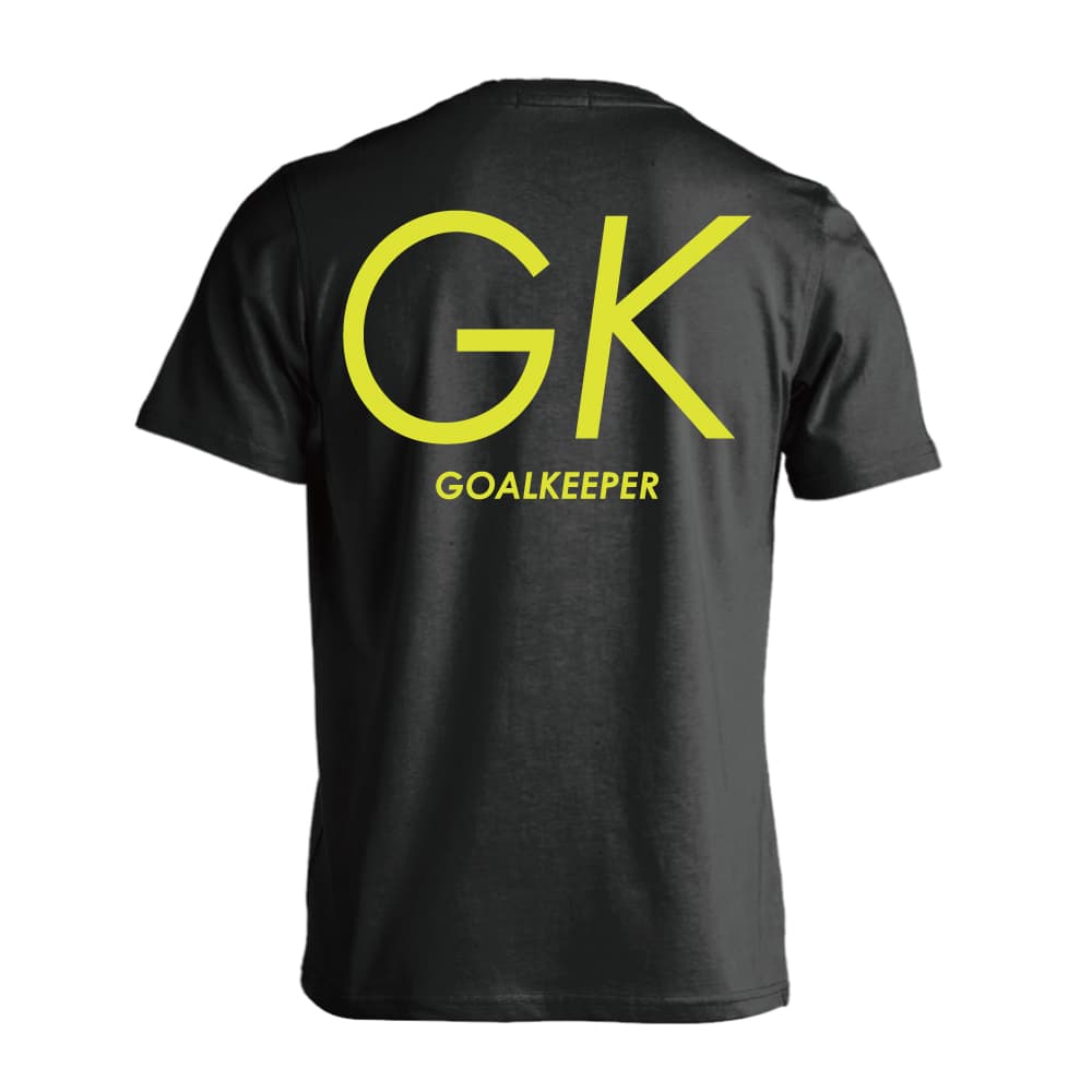 画像1: GK GOALKEEPER シンプルポジションデザイン 半袖プレミアムドライ ハンドボールTシャツ (1)