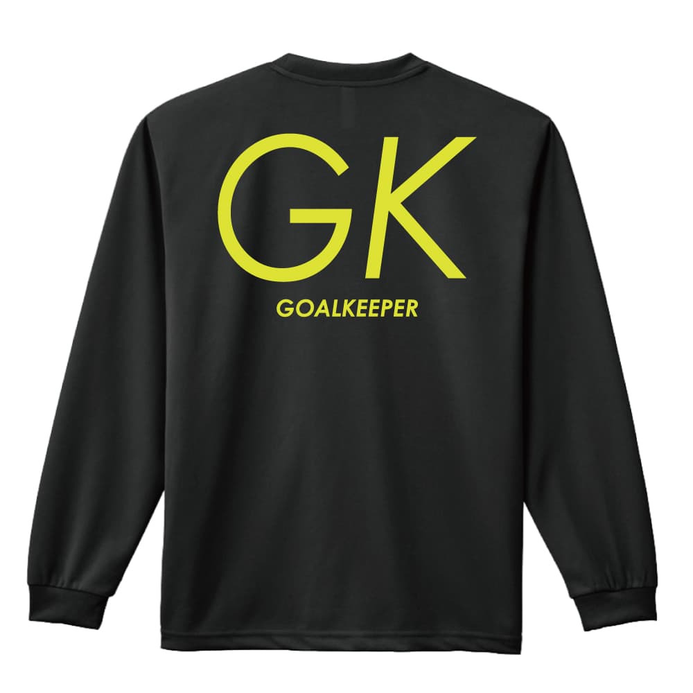 画像1: GK GOALKEEPER シンプルポジションデザイン 長袖ドライ ハンドボールTシャツ (1)