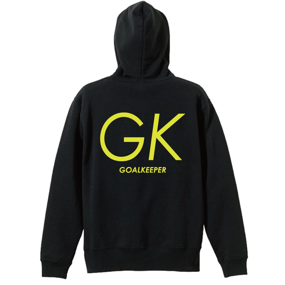 Gk Goalkeeper シンプルポジションデザイン ハンドボールジップパーカー 裏パイル プロテッジ ハンドボールtシャツ ユニフォーム 練習着 ウェア専門店