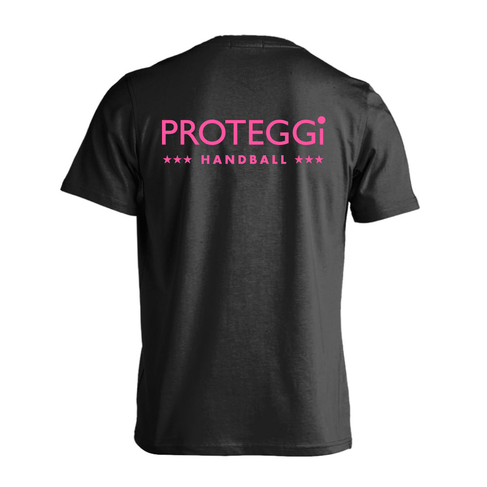 Handball 女の子シルエットデザイン 半袖プレミアムドライ ハンドボールtシャツ プロテッジ ハンドボールtシャツ専門店