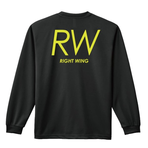 画像1: RW RIGHT WING シンプルポジションデザイン 長袖ドライ ハンドボールTシャツ (1)