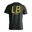 画像1: LB LEFT BACK シンプルポジションデザイン 半袖プレミアムドライ ハンドボールTシャツ (1)