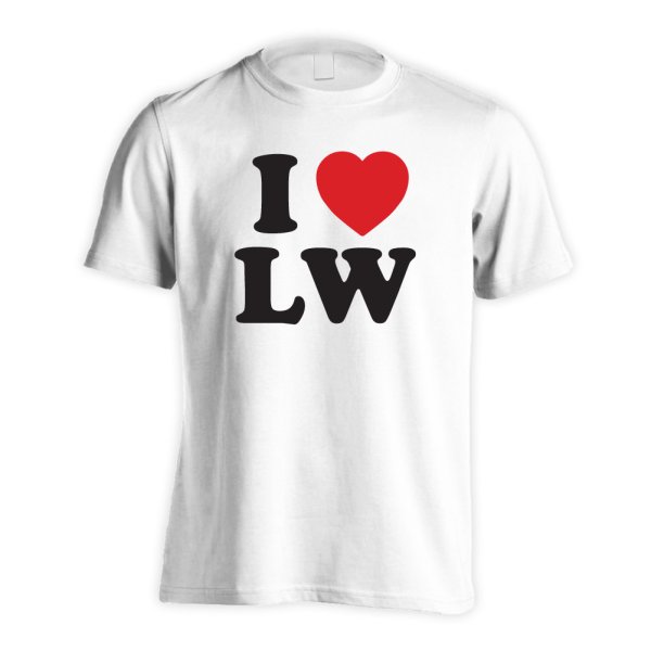 画像1: I LOVE LW 半袖プレミアムドライ ハンドボールTシャツ (1)